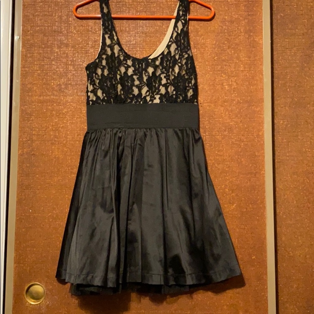 Little black lace dress
